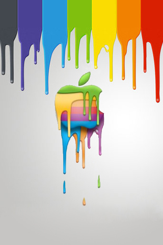 Apple Paint iPod Touch Wallpaper