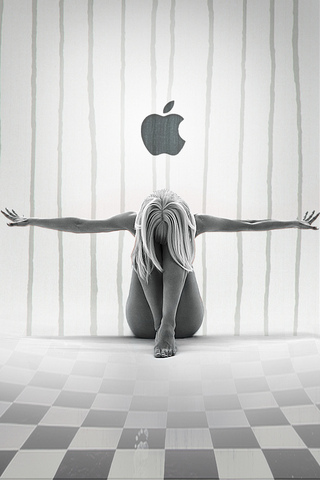 Apple Girl iPod Touch Wallpaper