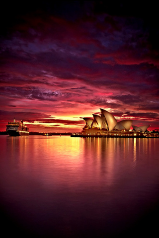 Sydney Opera House iPod Touch Wallpaper