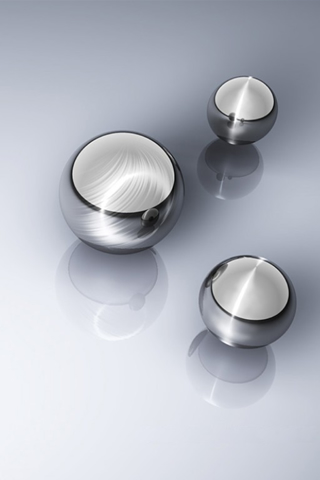 Metal Chrome iPod Touch Wallpaper