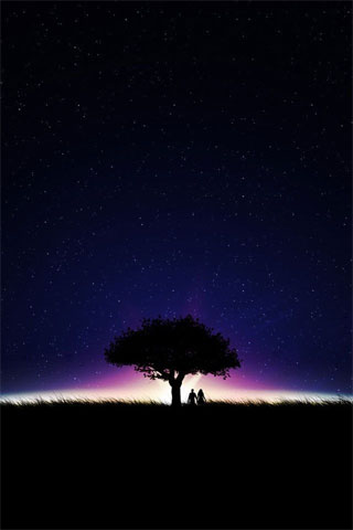 Bright Stars iPod Touch Wallpaper