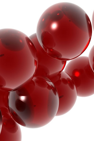 Christmas Balls iPod Touch Wallpaper