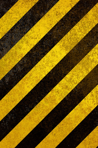 Yellow Stripes iPod Touch Wallpaper