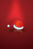 Santa Hat iPod Touch Wallpaper