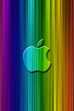 Apple Rainbow iPod Touch Wallpaper