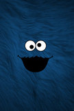 Cookie Monster iPod Touch Wallpaper