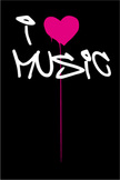 I Love Music iPod Touch Wallpaper