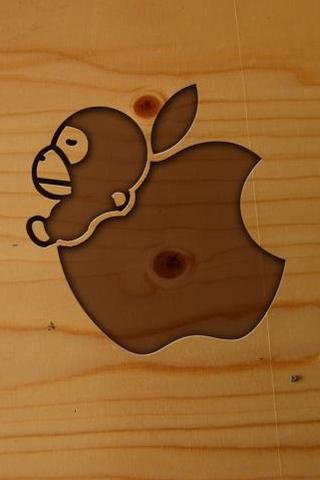 Apple Monkey iPod Touch Wallpaper
